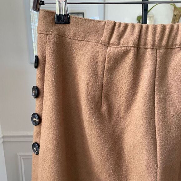 NWT Chriselle Lim Camel Sailor Wode Leg Trousers Pants $90 6 - Picture 5 of 8